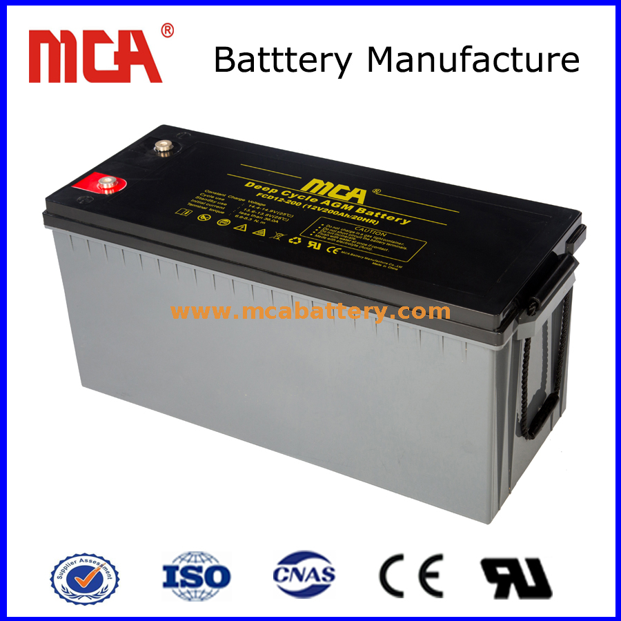Tiefzyklus 12V 200Ah Solarbatterie
